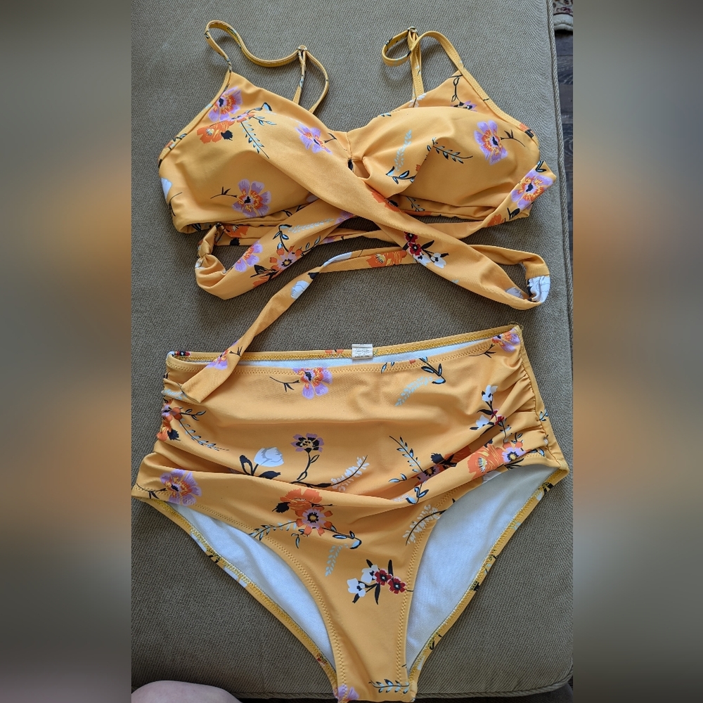 Yellow two piece
